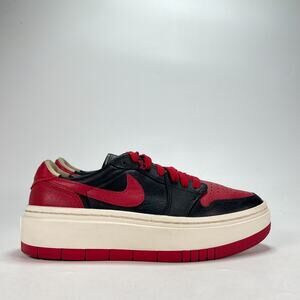 Air Jordan 1 Elevate Low Bred Platform Sneakers Shoes DQ1823-006 Women's Sz 6.5